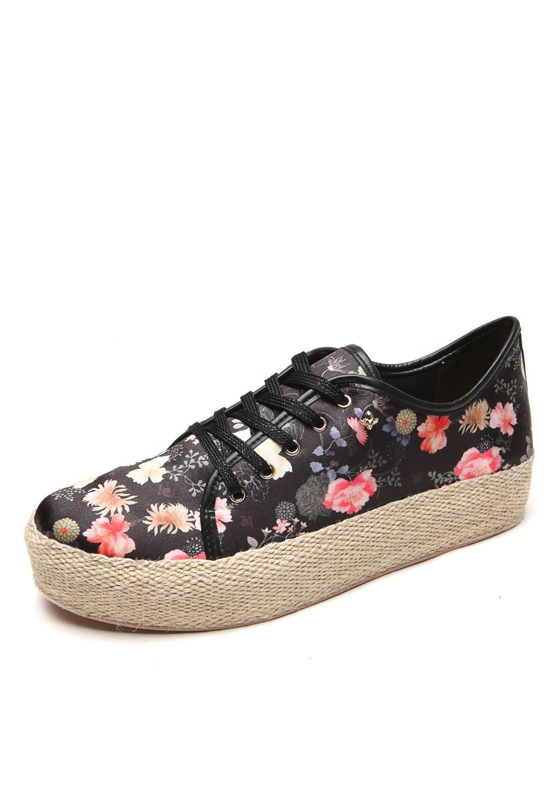 tenis flatform floral